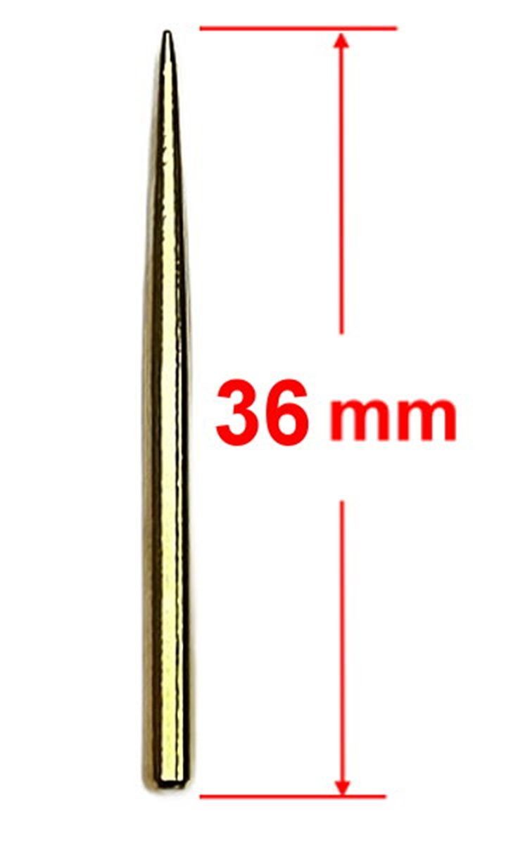 MiG-Green-UB Points glatt 36 mm Gold Steelpoints Wechselspitzen