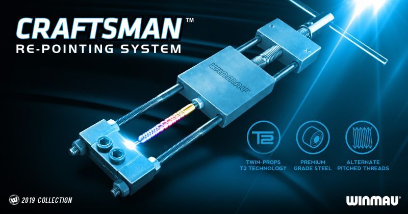 Winmau Craftsman Re-Pointing System Dart Spitzenwechsel Maschine Werkzeug