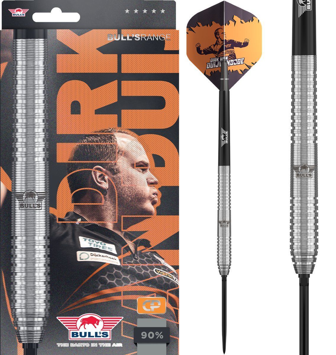 Bull´s Dirk van Duijvenbode Original CP 90% Steeldarts 22/23/24/25 Gramm Steeldarts