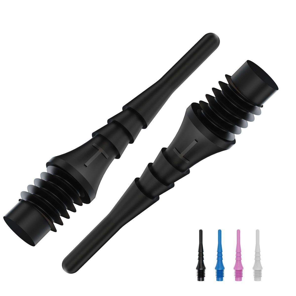 BEAZD Bull´s Tefo-X Shark Tips 6mm 2BA Spitzen für Elektronische Dartscheibe Soft Dart Spitzen
