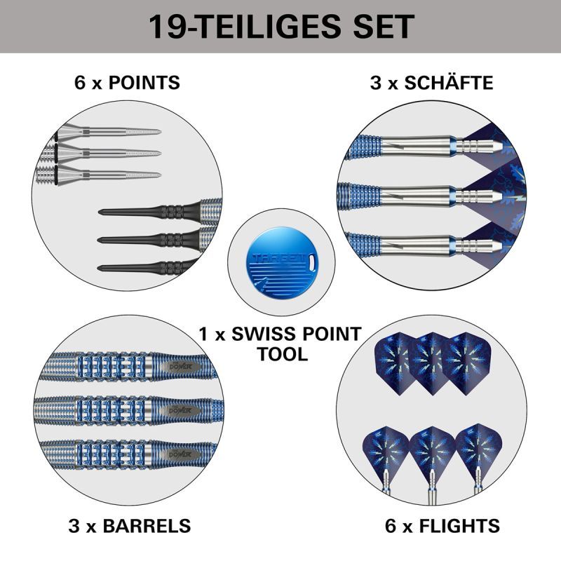 Target Phil Taylor Power Gx2 95% Softdarts 18/20 Gramm Softdarts