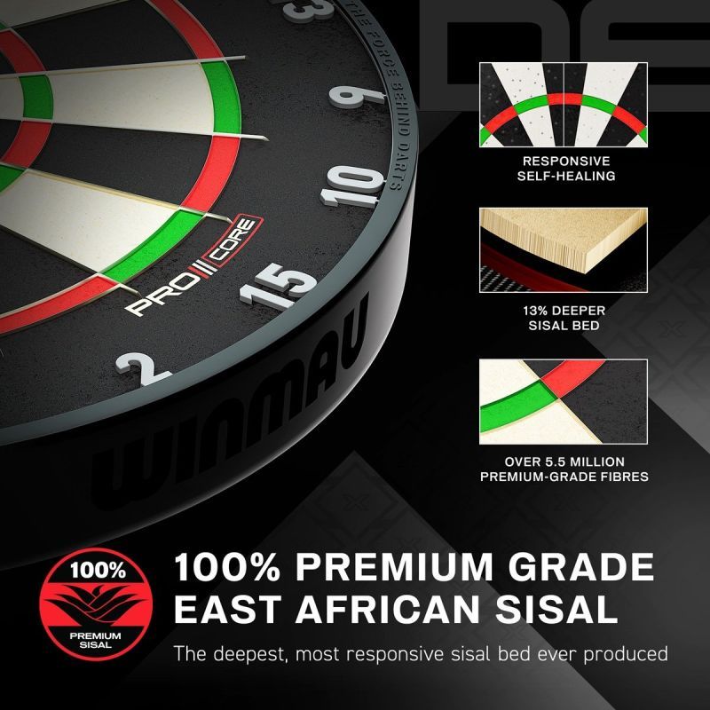 WINMAU Dartboard Blade X Bristle Board