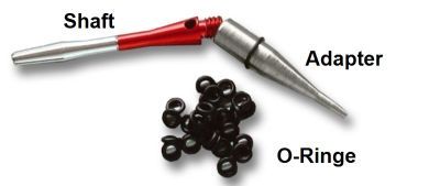 60 O-Ringe 6 mm Kleingewinde 2ba Gummi Ringe inkl. Adapter Zubehör Shafts O-Ringe