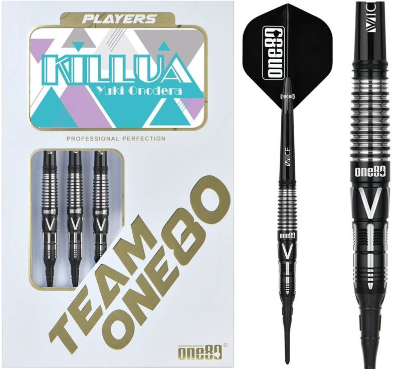 One80 Killua Yuki Onodera Black Signature Sorftdart 20 Gramm Softdarts