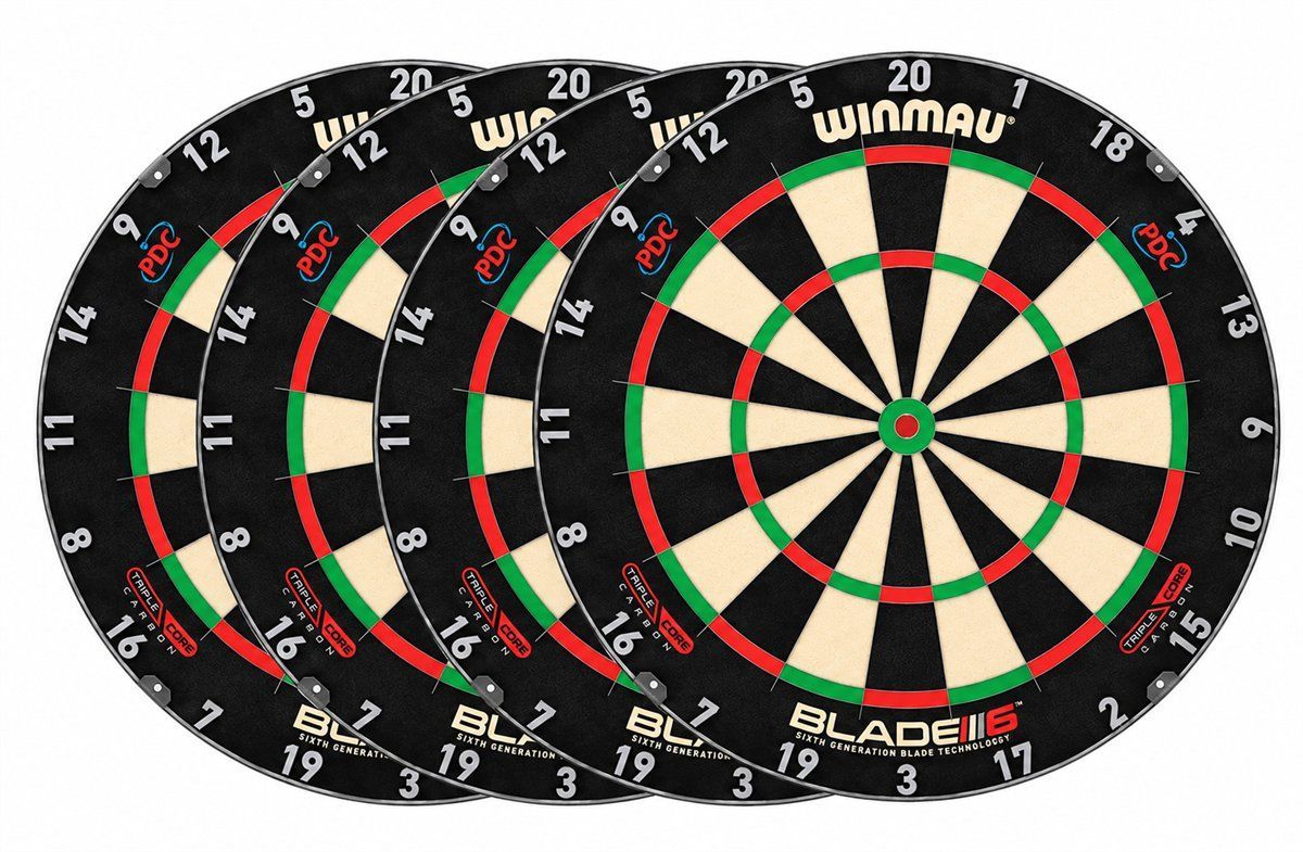 WINMAU Dartboard Blade 6 Triple Core PDC WM Dart Scheibe Bristle Board