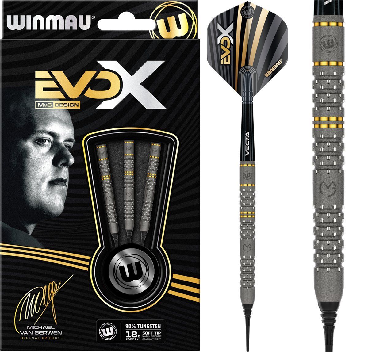 Winmau Michael van Gerwen Evo-X Softdarts 20 Gramm Softdarts