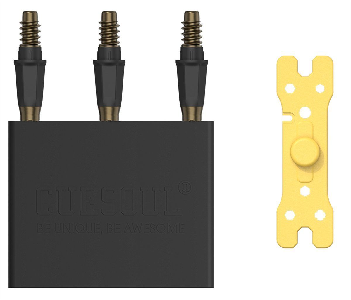 Cuesoul OTO Conversion Points Snake Scales Gun Grey No.5 Schraubspitzen Tips