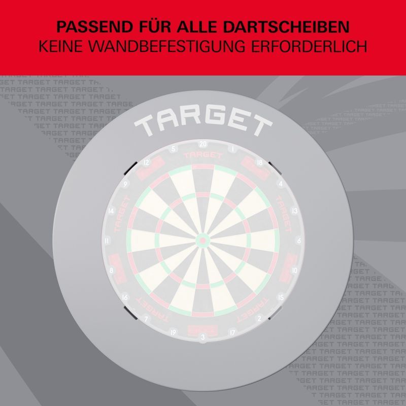 Target Notched Surround Catchring Black/Red/Grey Auffangring