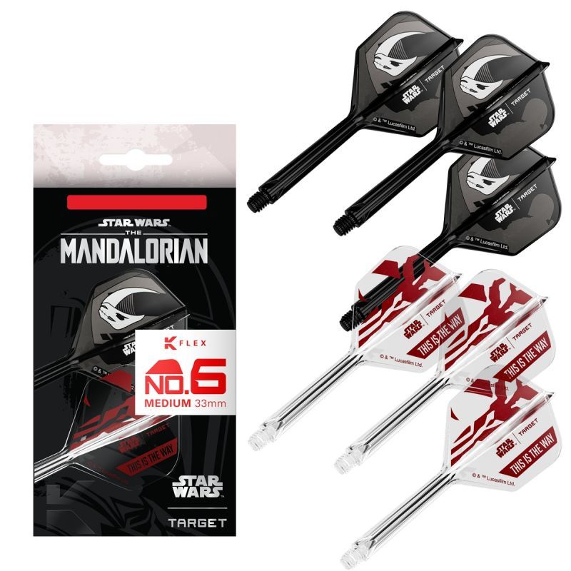 Target K-Flex Star Wars Mandalorian Shaft/Flight System Gift Set Shape No6 Shafts