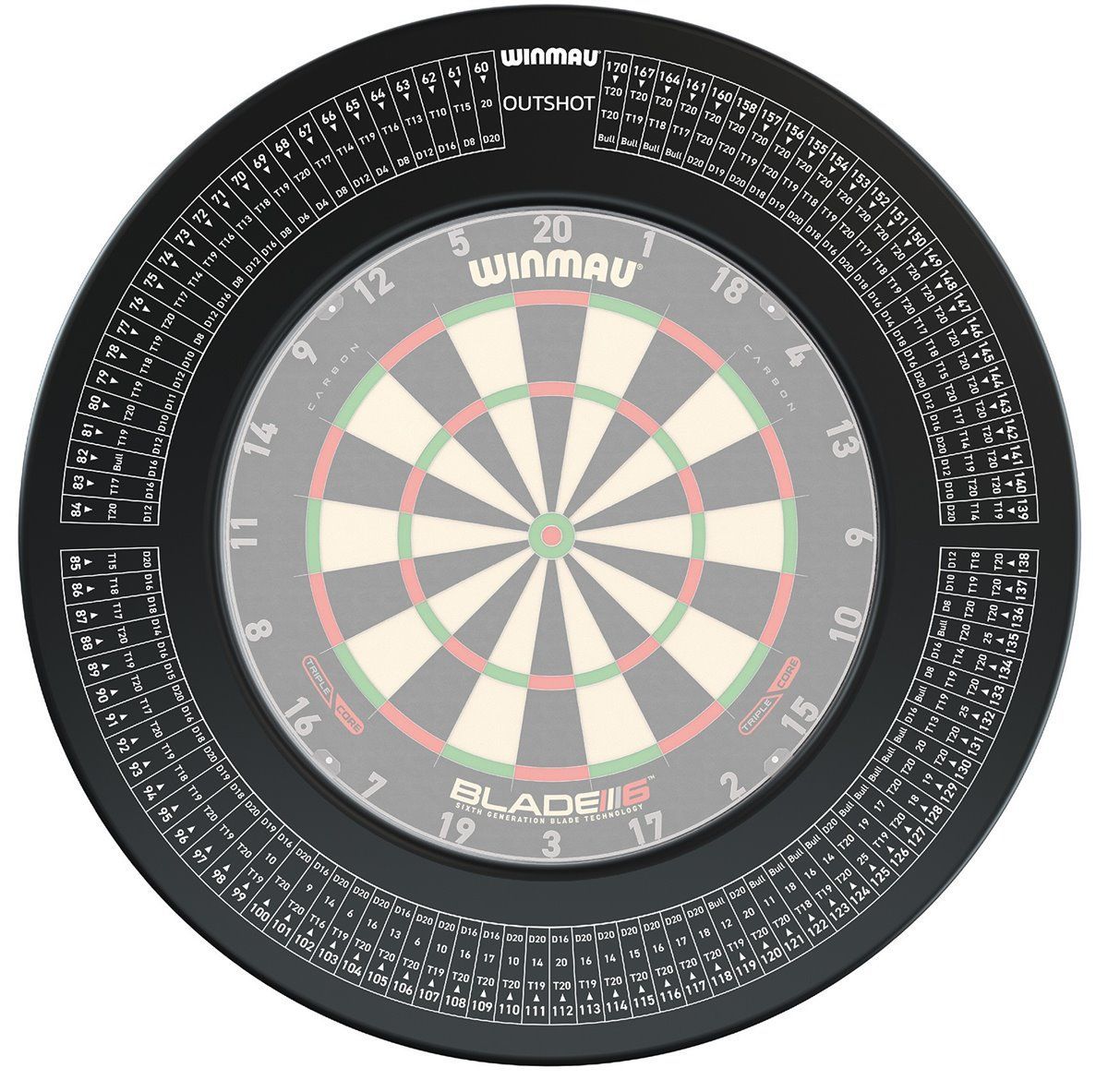 Winmau Outshot Surround pour cible / Anneau de protection Auffangring