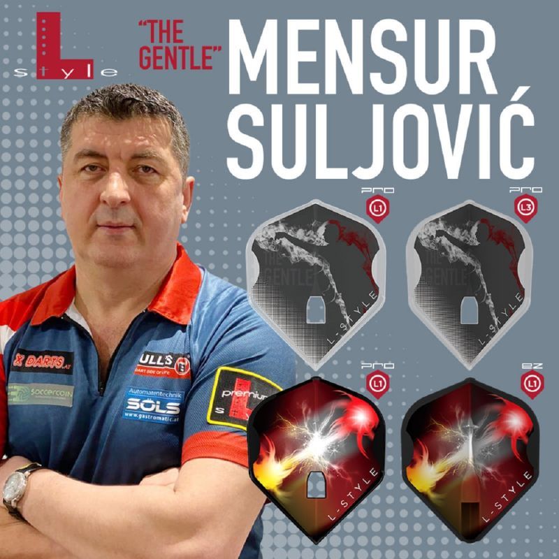 L-Style Signature Flight EZ Standard L1 Mensur Suljovic "Fusion" Flights