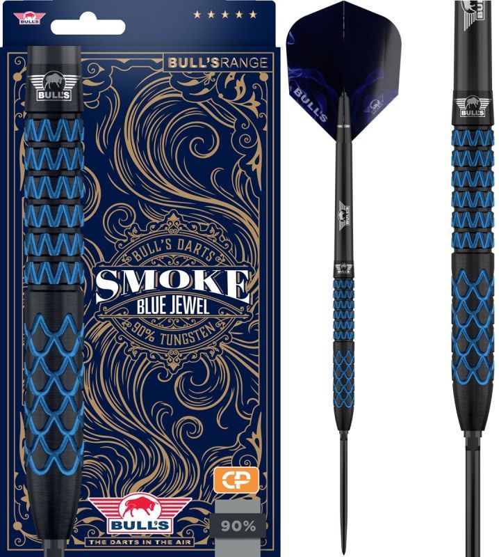 Bull´s Smoke Blue Jewel CP 90% Steeldarts 21/23 Gramm Steeldarts