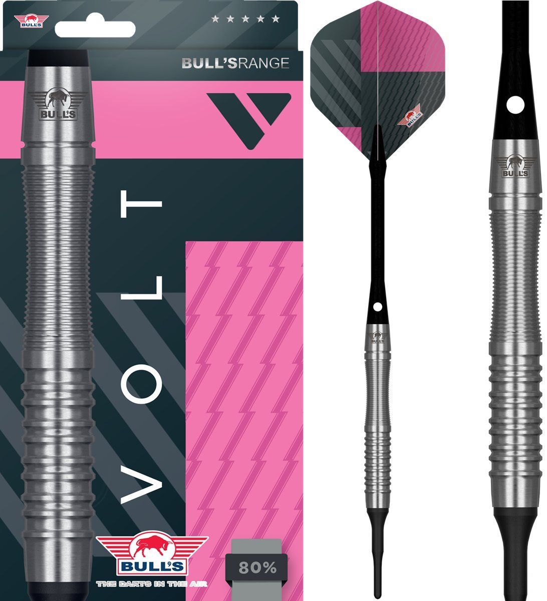 Bull´s Volt Pink 80% Softdarts 19 Gramm Softdarts