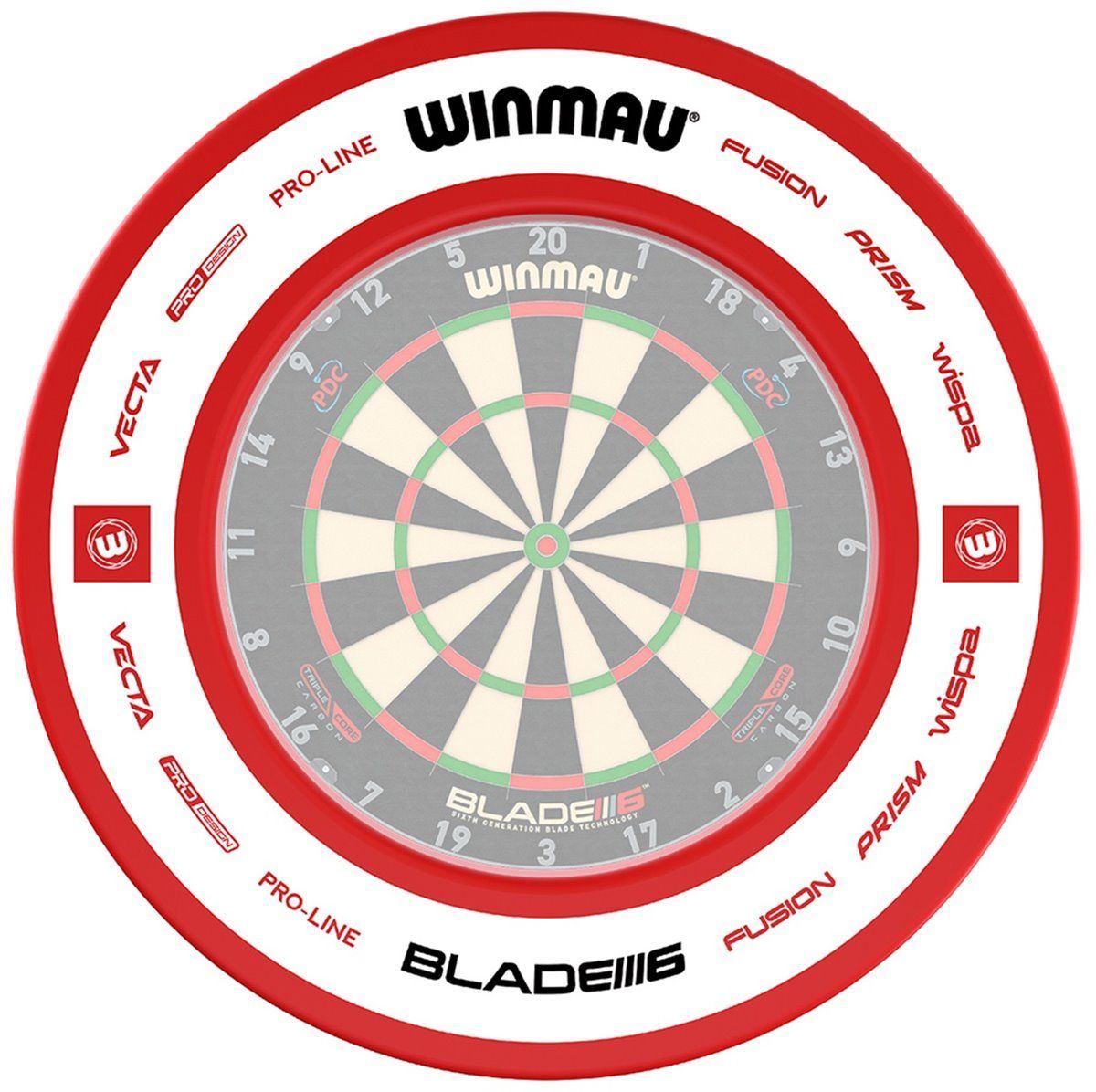 Winmau Pro-Line 2.0 Red Catchring Dart Surround Auffangring