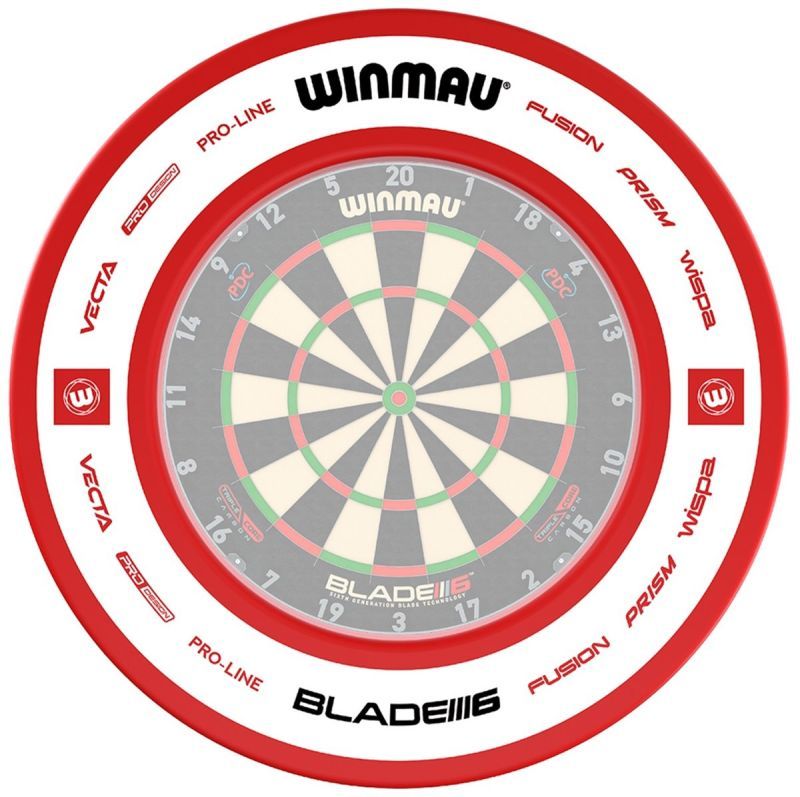 Winmau Pro-Line 2.0 Rouge Surround pour cible / Anneau de protection Auffangring