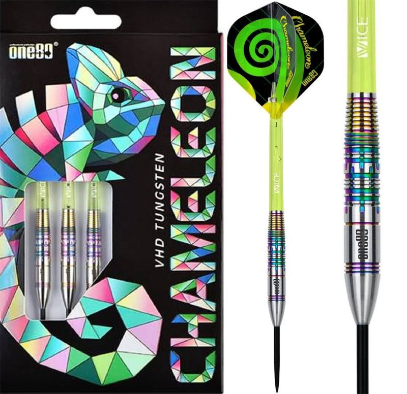 ONE80 Chameleon Peridot Steeldarts 22/24 Gramm Steeldarts