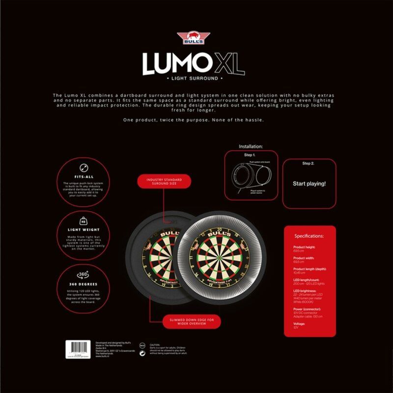 Bull´s Lumo XL Catchring Dart Surround Light System Auffangring