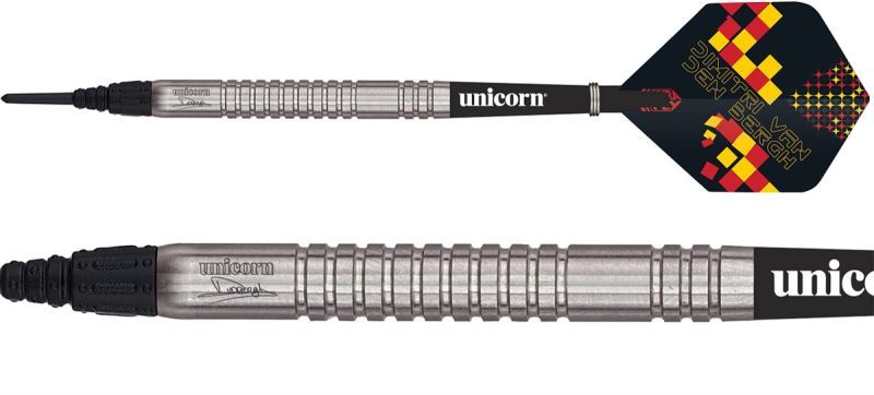 Unicorn Maestro Dimitri Van den Bergh 90% Tungstène Soft Dart Fléchettes 18 Grammes Softdarts