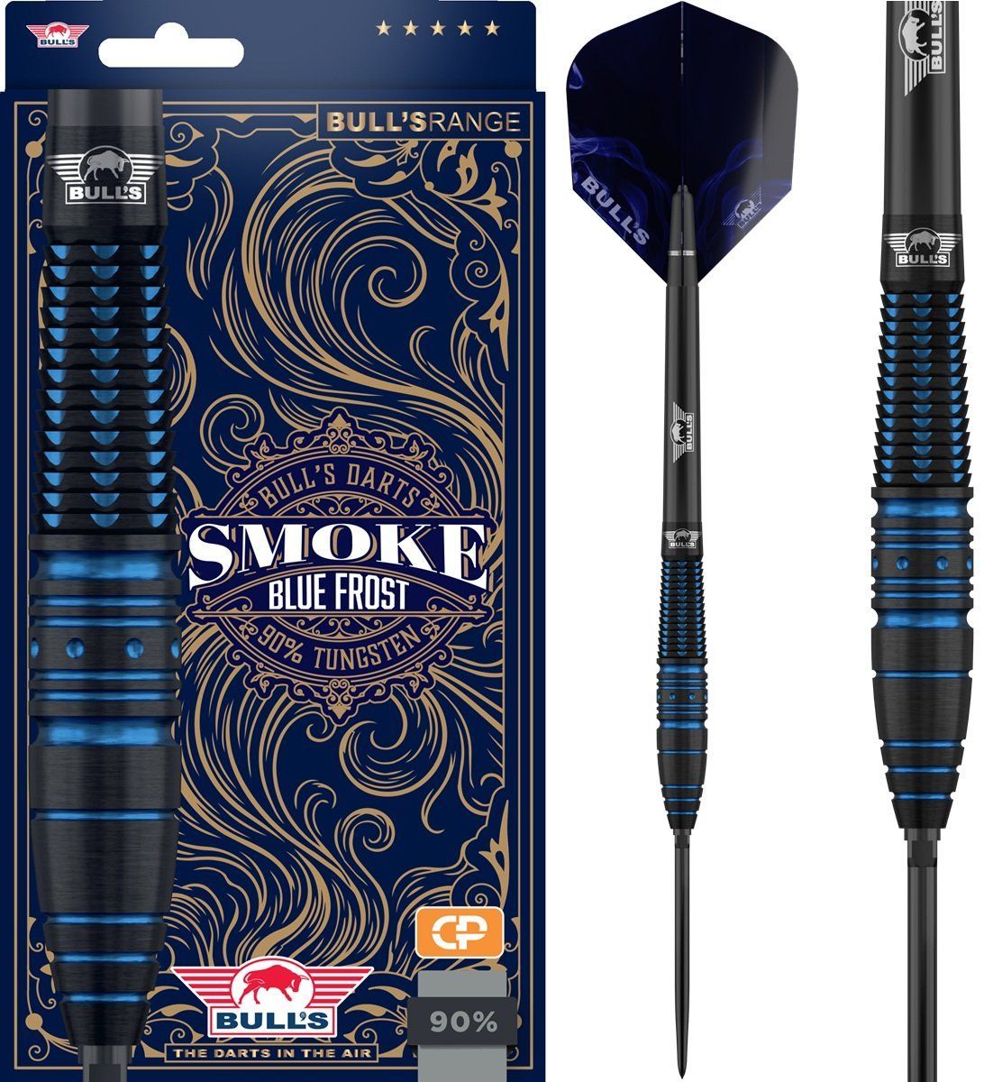 Bull´s Smoke Blue Frost CP 90% Steeldarts 22/24 Gramm Steeldarts