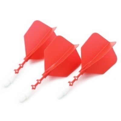 Cuesoul aletta per freccette/Asta ROST T19 Asta Bianco Big Wing Flights