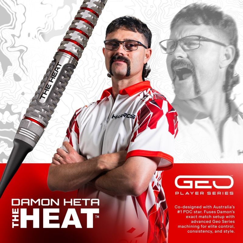 Harrows Damon Heta GEO 90% Softdarts 18 Gram Softdarts