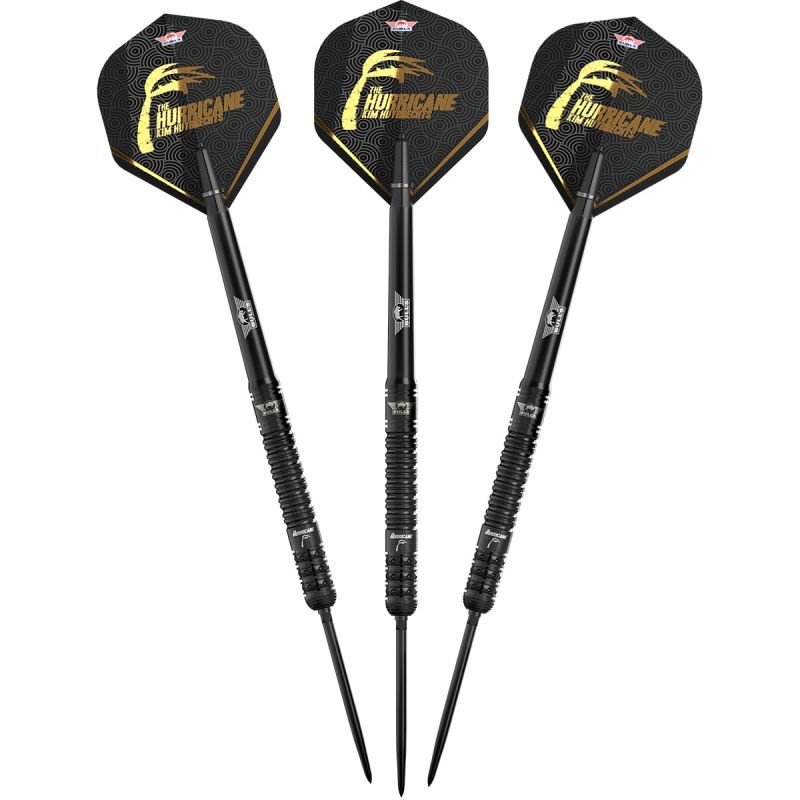 Bull´s Kim Huybrechts E2 Black 90% Steeldarts 23/25 Gramm Steeldarts