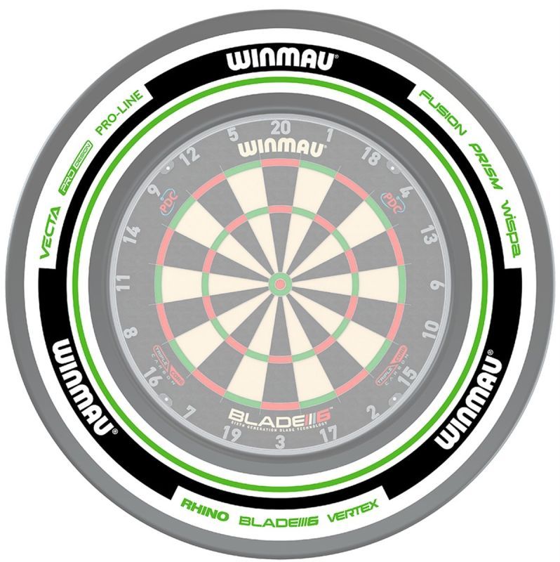 Winmau Advance White/Green Catchring Dart Surround Auffangring