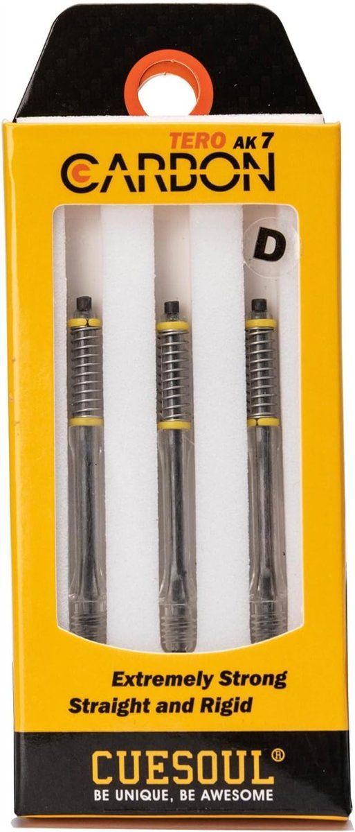 Cuesoul AK7 Tero Dart Shaft Slim Carbon Shafts