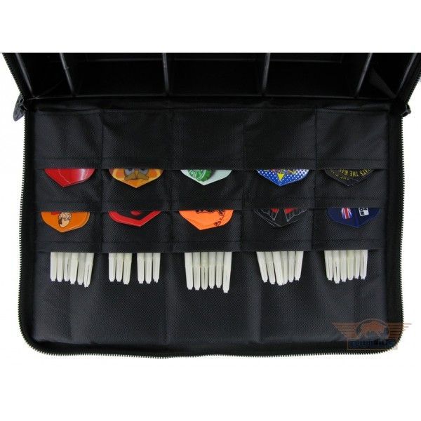 Bull's Dartcase Schwarz Nylon Dart Tasche