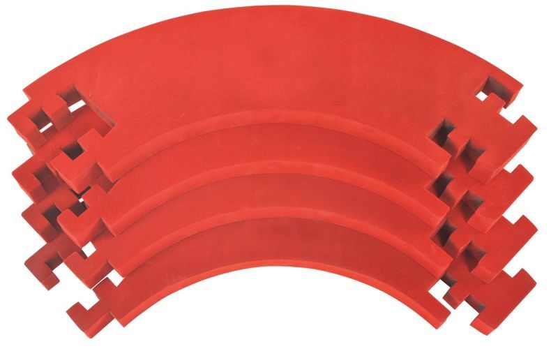 Karella Surround rosso 4 pezzi / Anello di protezione Steel Dartscheibe Auffangring