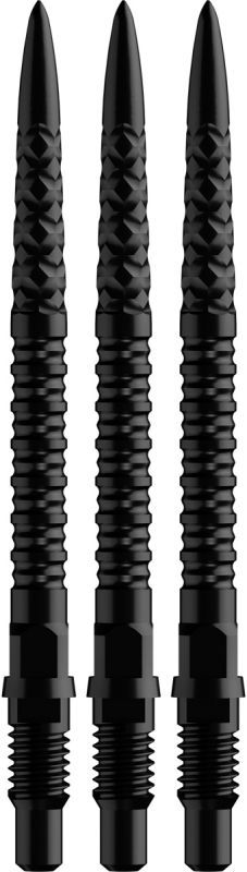 Bull´s CP Points FGS Black Steel Point Schwarz 28/32/36/40/44 mm Wechselspitzen