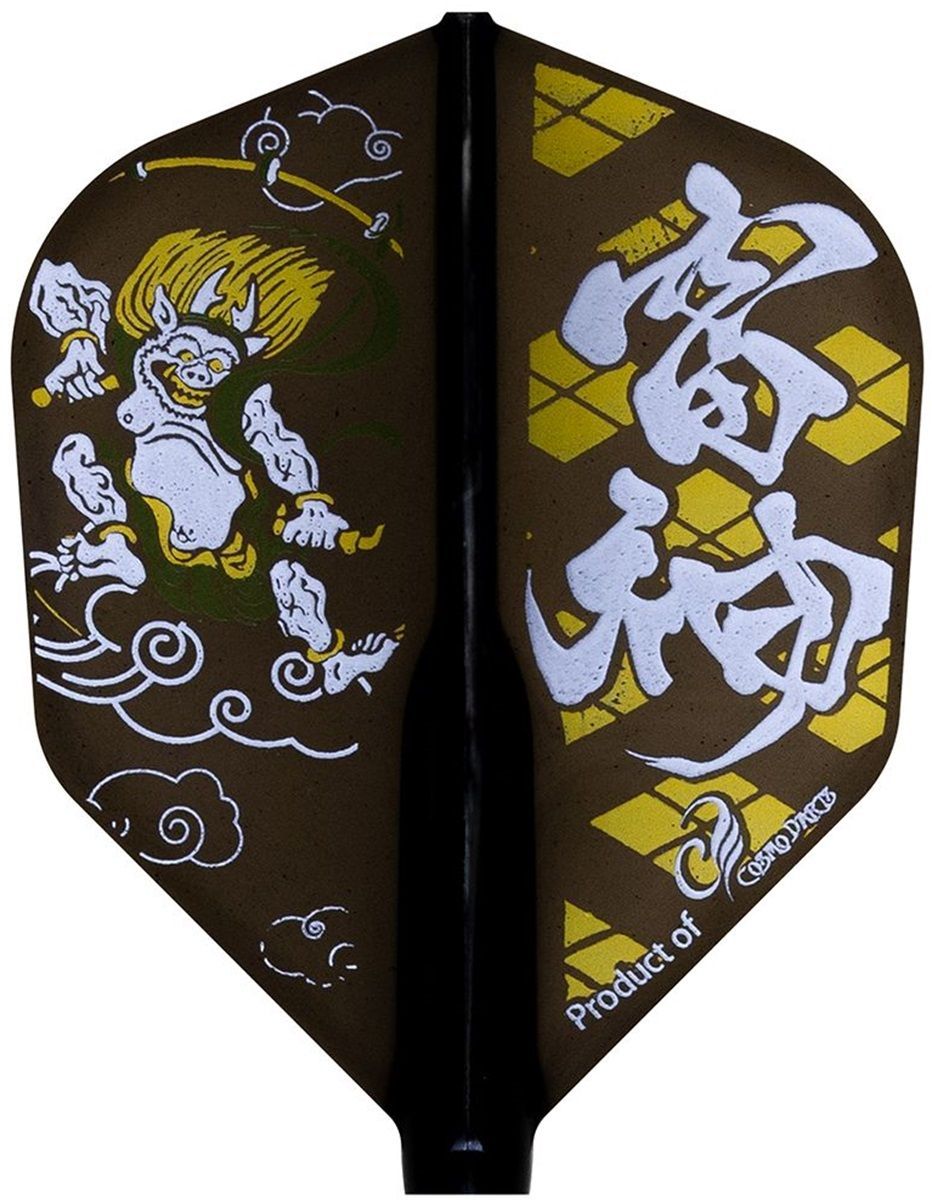 Cosmo Darts Fit Flights Air Printed Series FUJIN-RAIJIN Shape Flights