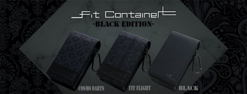 Cosmo Dart Case Container Black Edition "Fit Flight" Dart Tasche