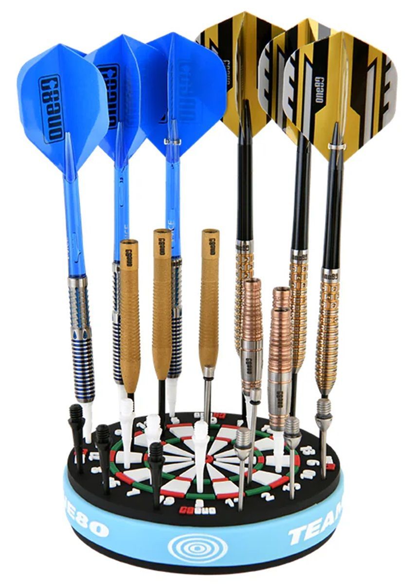 Cible de fléchettes décorative support pour 23 fléchettes Aufbewahrung