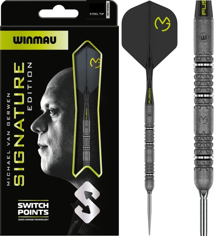 Winmau Michael van Gerwen MVG Signature Edition Switch Point 90% Steeldarts 23 Gramm Steeldarts