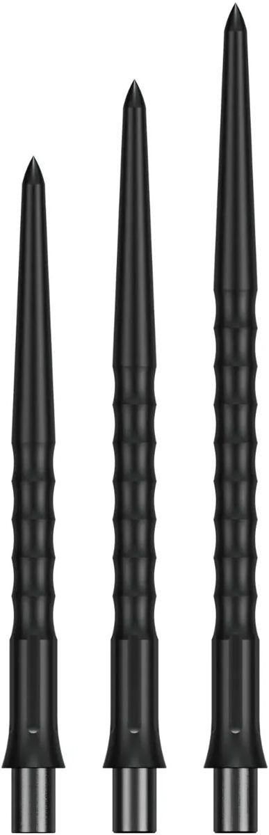 Precise180 EVO Steeldartspitze Gunmetal Ripple 32/36/40 mm Wechselspitzen
