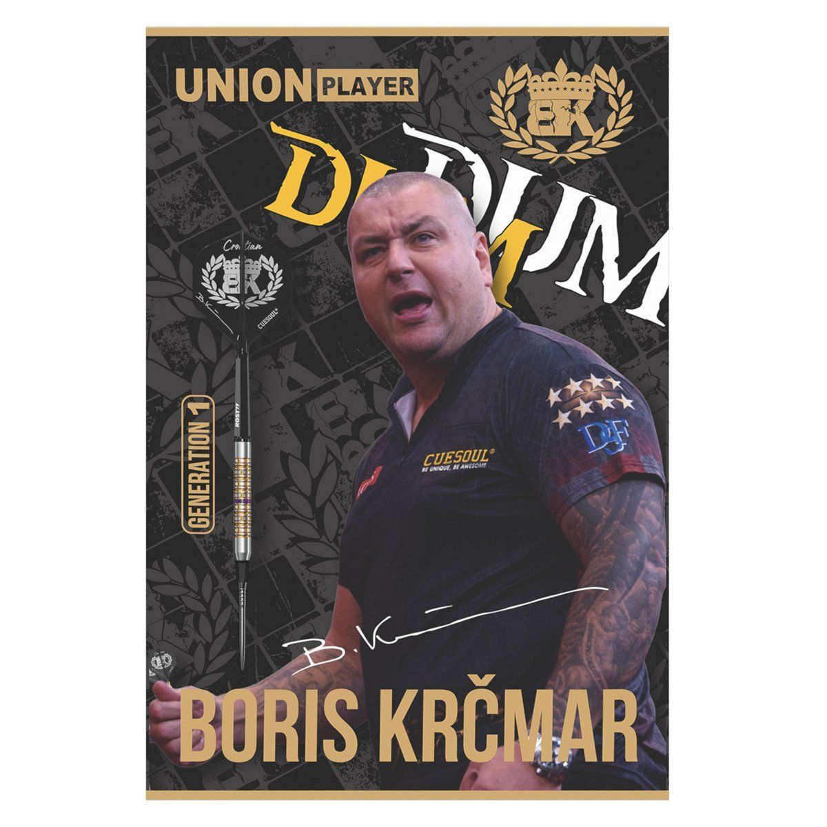 Cuesoul Boris Krcmar G1 95% Le mie freccette elettroniche Soft Tip + Conversion Points No.5 15,5/19/21/23 Grammi Softdarts