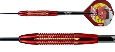 Bull's Kim Huybrechts Hurricane Red Brass Steeldarts 21 Gramm Steeldarts