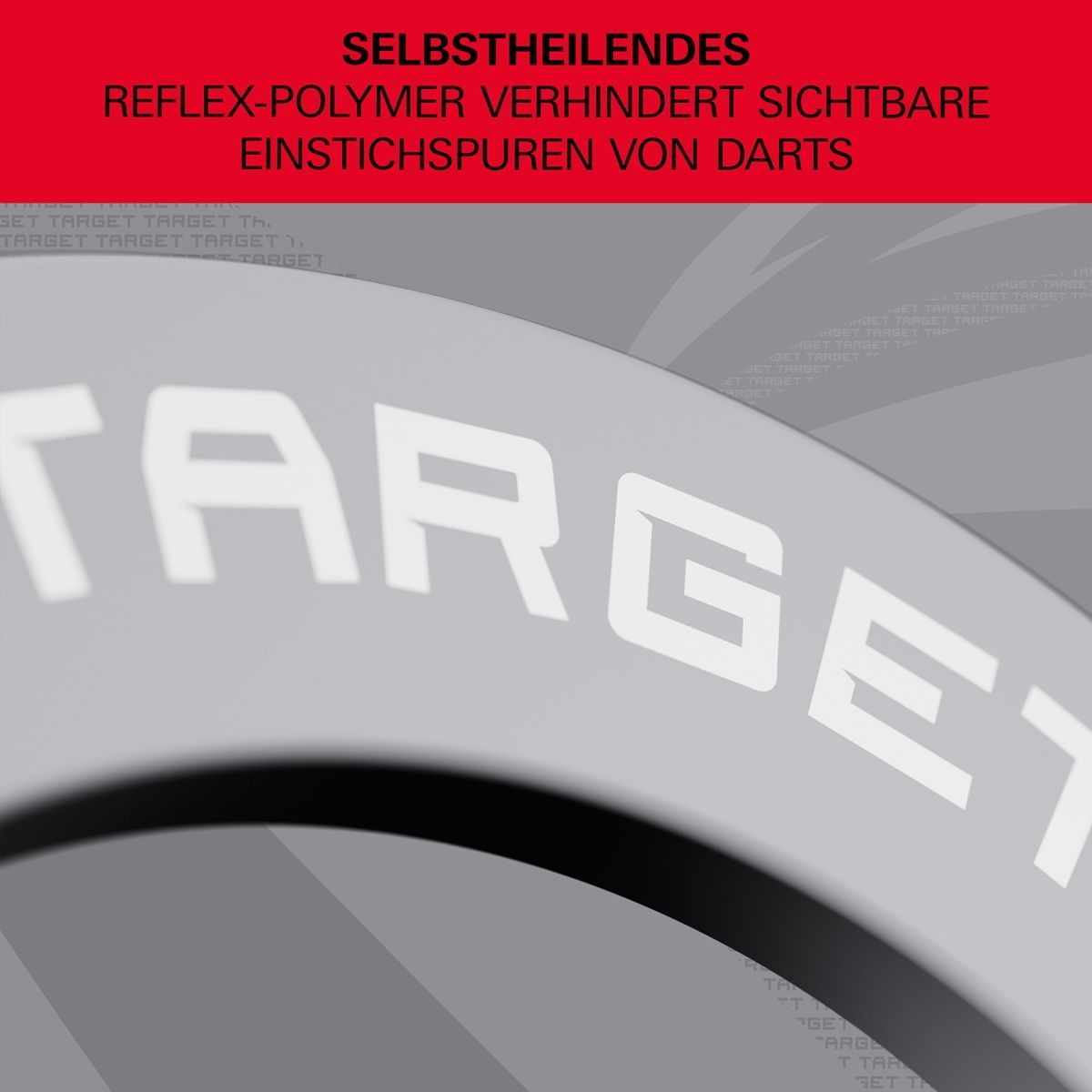 Target Notched Surround Catchring Black/Red/Grey Auffangring