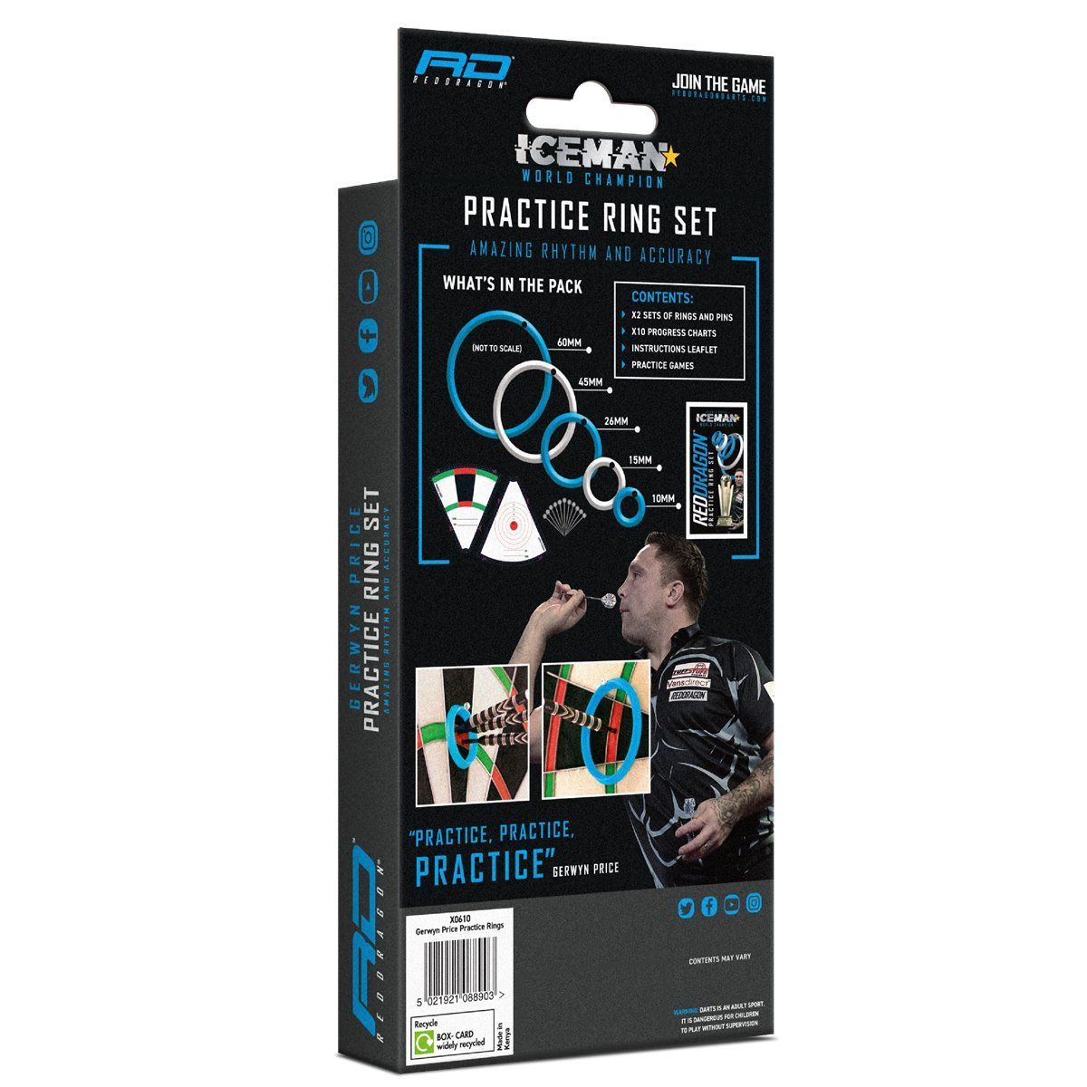 Reddragon Gerwyn Price Practice Rings Practice Rings