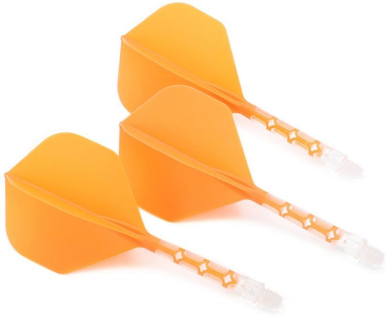 Cuesoul aletta per freccette/Asta ROST T19 Aletta Orange/Trasparente Standard Flights