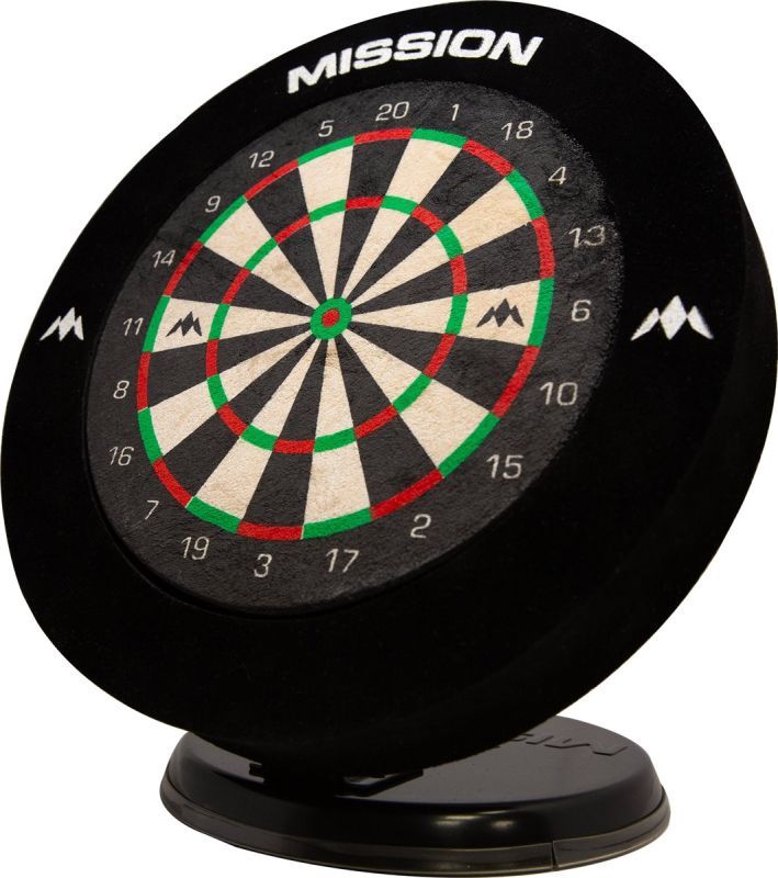 Mission Mini Dartboard inkl. 6 Darts Bristle Board