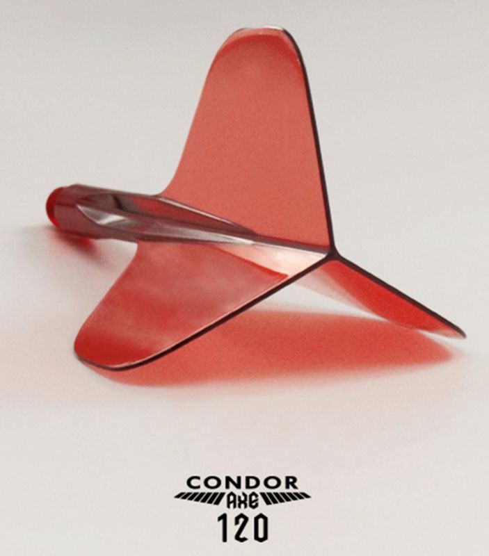 Condor Dart Flights Shafts AXE 120 Schwarz Standard No2 Flights