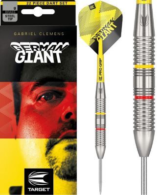 Target Gabriel "German Giant" Clemens Fléchettes à pointe acier Brass 22 Grammes Steeldarts