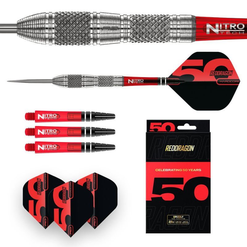 Reddragon Grizzly 4 85% Steeldarts 25 Gramm Steeldarts
