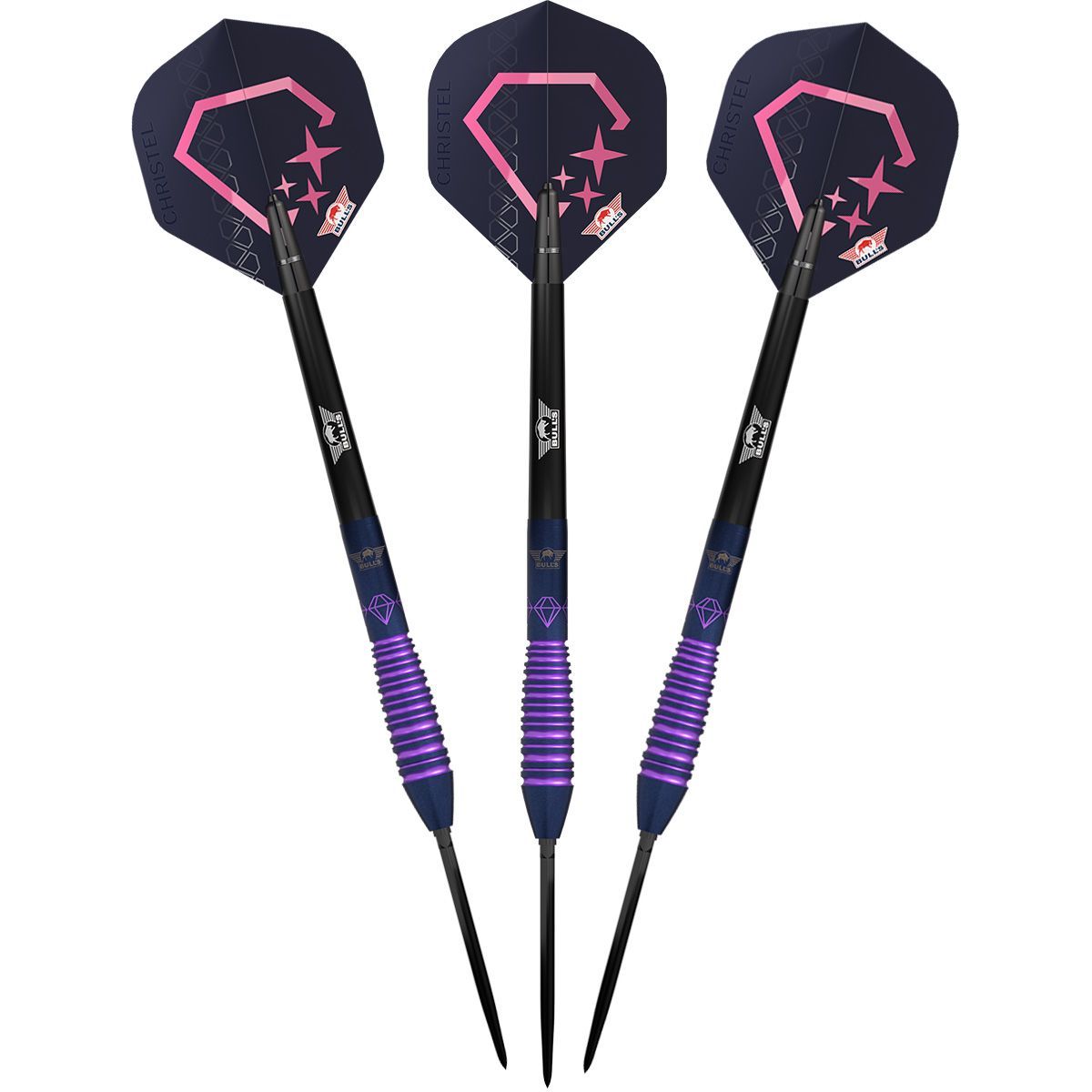 Bull´s Christel Timmermans E1 CP 90% Steeldarts 25 Gramm Steeldarts