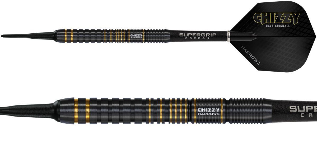 Harrows Dave Chizzy Chisnall G3 90% Softdarts 18/20 Gramm Softdarts