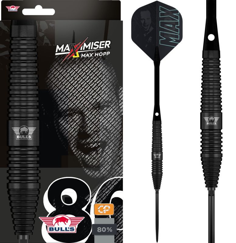 Bull´s Max Hopp Black CP 80% Steeldarts 22/24 Gramm Steeldarts