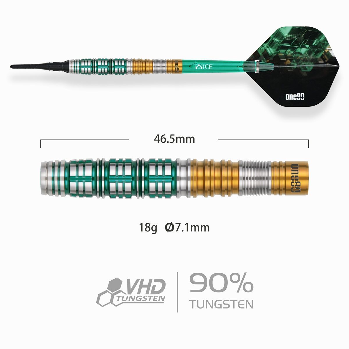 ONE80 René Eidams V4 Softdarts 18 Gramm Softdarts