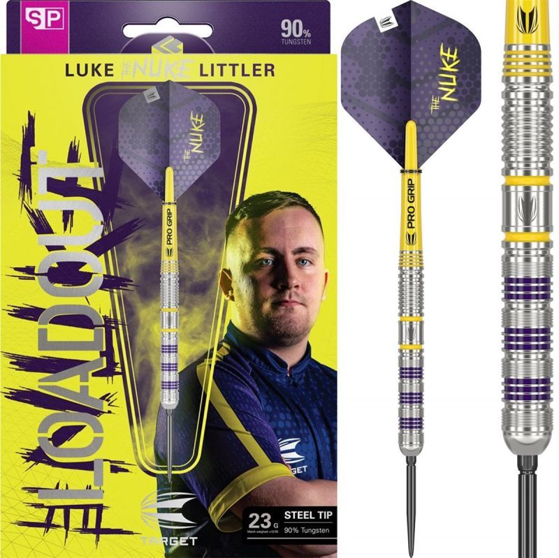 Target Luke Littler Loadout 90% SP Steeldarts 22/23/24 Gram Steeldarts
